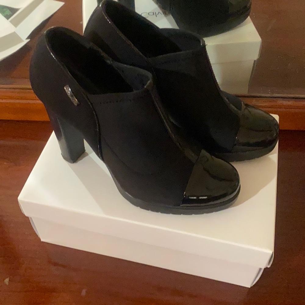 Calvin Klein black boots